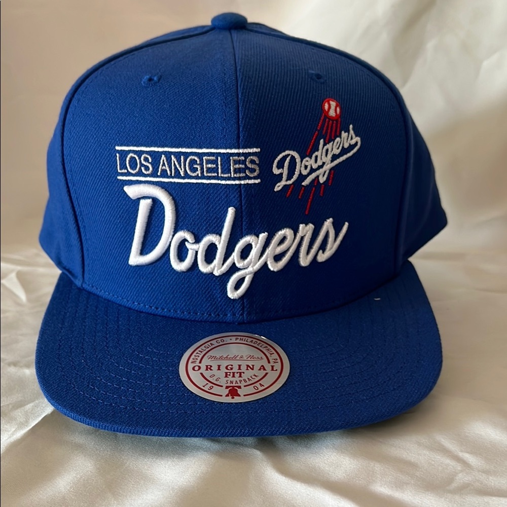 Mitchell & Ness Blue Los Angeles Dodgers Hat